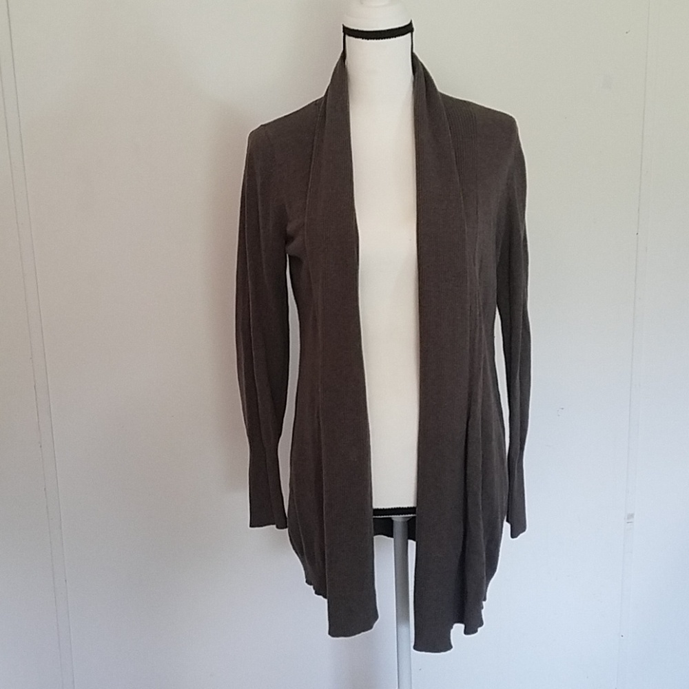 Cozy Brown Maternity Cardigan